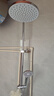 名爵淋浴花洒套装 增压喷头冷热铜龙头混水阀亮银以旧换新Z-5119 实拍图