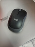罗技（Logitech）M185鼠标 无线鼠标 办公鼠标 对称鼠标 黑色灰边 带无线2.4G接收器 实拍图