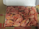 京觅 海外直采熟冻北极甜虾2斤/盒 90-120只   新老包装交替 实拍图