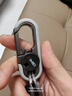 金达日美汽车钥匙扣男士高档车钥匙挂扣商务腰挂不锈钢双环创意锁匙扣 实拍图