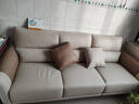 全友家居 家用客厅沙发小户型现代简约实木框架直排式一字科技布沙发 实拍图