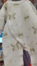 童泰（TONGTAI）婴儿连体秋冬宝宝保暖衣服夹棉哈衣爬服绿色59cm 实拍图