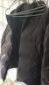 京东京造无缝鹅绒服羽绒服男女情侣连帽冬季新款加厚保暖外套黑XL 实拍图