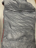 黑冰（BLACKICE）新款【B系列鸭绒木乃伊式羽绒睡袋】户外露营单人羽绒睡袋 灰色 B1000 L码（新标准） 实拍图