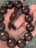 古木匠保真印度小叶紫檀手串男2.0老料满金星檀香木108颗文玩佛珠手链女 老料满金星20mm*12颗【貔貅款】 实拍图