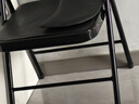 星奇堡星奇堡折叠椅培训椅靠背椅家用餐椅便携户外办公椅会议椅宿舍电脑 升级软包黑色 实拍图