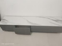 米客米家电视柜落地2025客厅家用小户型靠墙储物柜一体新款茶几电视柜组合 【热卖款2.0米】灰色+白大理石纹 组装（自行组装） 实拍图