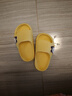 巴布豆儿童拖鞋男女童宝宝软底居家浴室夏季凉拖鞋 黄色 160码 实拍图