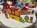 Hape大颗粒木质积木 生活情景拼搭积木 益智玩具儿童礼物 125粒城市情景积木 高密度榉木 1-3Y 实拍图