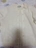 优衣库合作款/女装羊毛混纺圆领针织开衫/毛衣480025 01 乳白色 M /160/84A 实拍图