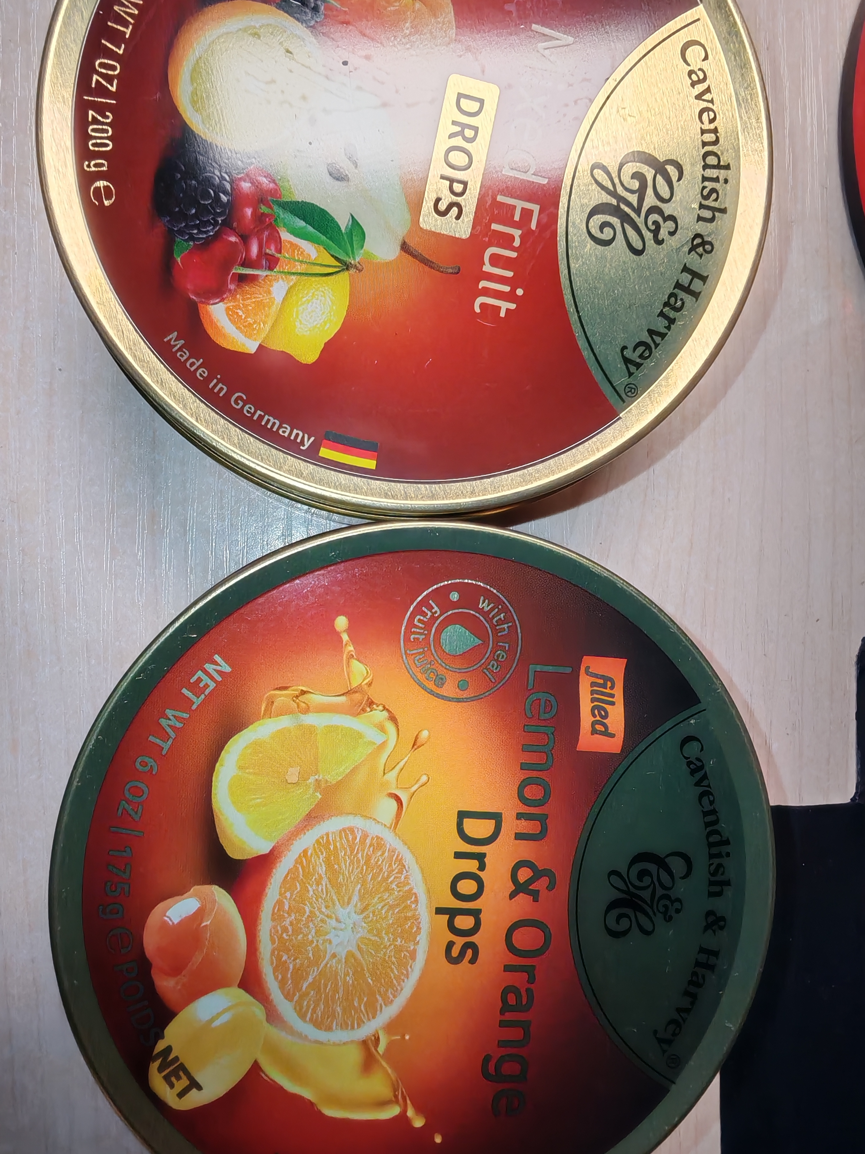 嘉云（Cavendish&Harvey）柠檬香橙夹心175g德国进口糖果铁罐礼品礼物水果硬糖 实拍图