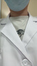 AETEL秋冬男女长袖医生工作服白大褂护士服医院诊所牙医实验服定制logo 实拍图
