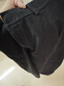 优衣库常规款女装针织廓形长裤/弯刀镰刀裤子483722 482287 483722/09黑色 S 实拍图