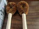 世家天然椰棕洗锅刷子2只 长柄刷锅厨房去污清洁刷锅 实拍图