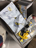 哲高城市工程车挖掘机可合体拼装汽车积木儿童玩具男孩生日礼物 运输车+切割车（2盒独立装） 实拍图
