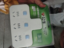 公牛插座转换器一转二扩展器多用多功能插座板转换器三孔一拖三家用插头多项电源转接头 【本月特惠】蓝白款 可插3个电器【开关独立控制】 实拍图
