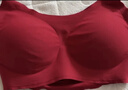 ubras【虞书欣同款】小奶皮云朵隐形无尺码内衣女粉底液文胸透气无痕 【经典】丝绒红色 均码 plus背心 130斤-160斤/A-D杯 实拍图