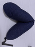MUJI【自营限定】舒适颈部靠枕-蓝灰条纹 u型枕颈枕飞机旅行枕脖枕 实拍图