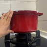 珐宝（staub）京东限定法国进口珐琅铸铁锅双耳煲汤深炖锅樱桃红24cm 40501-485 实拍图