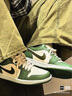 耐克官方AJ1板鞋男 Nike2025冬季新款Air Jordan 1黑棕低帮复古休闲鞋 IB7109-005 41 实拍图