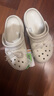 卡骆驰（CROCS）经典珍珠蕾丝云朵洞洞鞋时尚百搭|211540 亚麻色-0HZ 38 (240mm) 实拍图