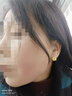 （）经典沙金耳钉女 时尚百搭沙金耳环女2022 耳饰女婚庆礼节饰品 如意结耳钉 实拍图