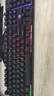 银雕(YINDIAO) K500键盘彩包升级版 机械手感 游戏背光电竞办公 USB外接键盘 全尺寸 黑色混光有线键盘 实拍图