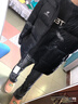 骆驼羽绒服防泼水鸭绒男女加厚户外防寒冬季面包服 黑色 男女同款,7674B XL 实拍图