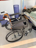 鱼跃(yuwell)轮椅车H051折叠老人轻便旅行手推车钢管免充气胎代步车 实拍图