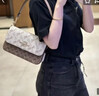 蔻驰（COACH）【新年礼物】奥莱女士女包BRYNN单肩斜挎包麻将包时尚百搭 IM/粉笔白色 混合色 实拍图