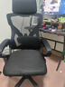 锦汐 电脑椅家用办公椅子靠背人体工学椅学习转椅老板座椅游戏电竞椅 【二代升级款】黑框黑网+乳胶 实拍图