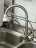 京东京造 厨房水龙头304不锈钢双水花360°旋转冷热双控适用于水槽洗菜盆 实拍图