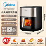 美的（Midea）小炎烤空气炸锅蒸烤一体上下双热源免翻面 可视窗口家用智能大容量6L金属内腔蒸汽嫩炸烤箱KZC6054 实拍图