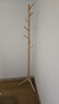 稳纳 衣帽架 衣架落地 实木挂衣架 阳台卧室衣服架  原木色三脚款3176 实拍图