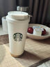 星巴克杯子双饮口水杯保温杯吸管杯美式咖啡杯礼盒教师节礼物伴手礼 520ml白金女神 实拍图