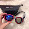 佳斯特（JAST）泳镜女士高清防水防雾大框游泳眼镜近视游泳镜成人男泳镜泳帽套装 酒红电镀泳镜（平光） 实拍图