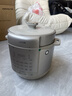 九阳（Joyoung）电压力锅8L 超大容量8-10人家用智能预约带不锈钢蒸笼压炖蒸煮样样精通Y-80H20椰子灰电饭煲高压锅 实拍图
