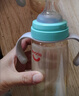 爱得利（evorie） 吸管奶瓶1-3岁 婴儿ppsu12个月以上300ml宽口径带手柄重力球  实拍图