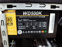 航嘉（Huntkey）WD500K 金牌500W电脑电源（80PLUS金牌/单路40A/全电压/LLC+SR+DC-DC/智能温控/apex英雄） 实拍图