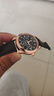 【网红爆款】商务腕表石英运动表休闲皮带男女手表 黑色 实拍图