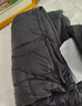 骆驼羽绒服防泼水鸭绒男女加厚户外防寒冬季面包服 黑色 男女同款,7674B M 实拍图