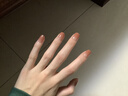 晨色穿戴甲美甲贴片指甲贴成人甲片短款假指甲（冰透红棕） 实拍图
