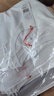 布先生春夏季短袖T恤男士纯棉小白T纯色内搭打底衫 白色 2XL(185) 实拍图