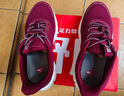 足力健【年货送爸妈】老人鞋中老年轻便休闲散步鞋2431380J 女 酒红 37 实拍图