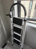 忆琳居梯子家用安全人字梯折叠伸缩多功能楼梯便捷扶梯加厚安全步梯白四 实拍图