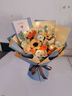 艾斯维娜鲜花速递向日葵混搭花束生日礼物全国同城配送 向日葵香槟韩式花束 实拍图