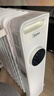 美的（Midea）【白玉】取暖器/电暖器/电暖气家用/烤火炉/13片节能速热/电热油汀/油酊/加热器/烘衣加湿HYX22N 实拍图