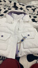 雅鹿羽绒服女款冬季时尚连帽短款休闲保暖防风外套大口袋 白色 160  实拍图