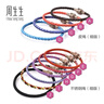 周生生【细绳】串珠3mm细版手绳转运珠皮绳男女定价 不锈钢绳-红色 E19 实拍图