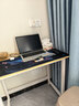 舒客艺家 电脑桌台式小户型小桌子家用学习桌写字办公书桌电竞长条桌子 木纹白架单桌80*50*74 加固电脑桌 实拍图